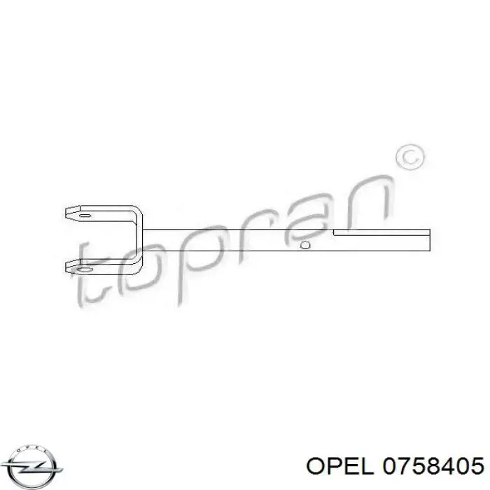 0758405 Opel шток переключения передач кпп