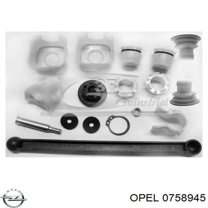 Кронштейн кулисы КПП Opel 0758945 цена, от 22.52 USD