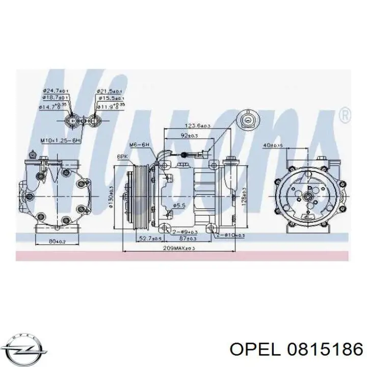 Модуль бензонасоса Opel 0815186 цена, от 130.55 USD