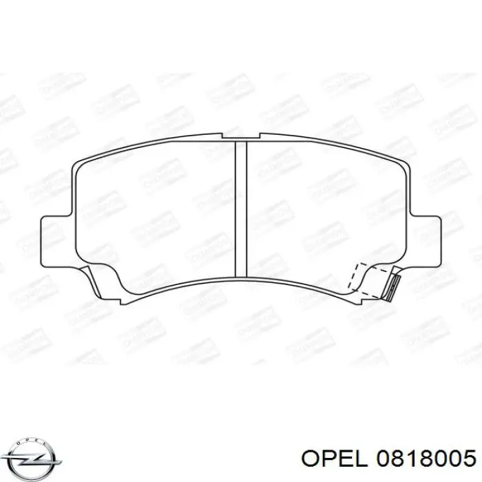 Фильтр топливный Opel 0818005