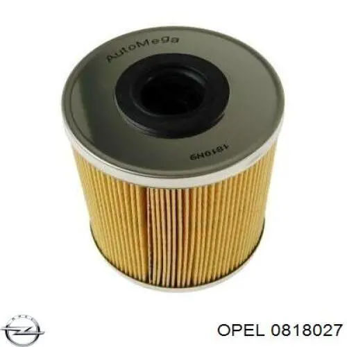 Фильтр тонкой очистки топлива Opel 0818027 цена, от 5.20 USD