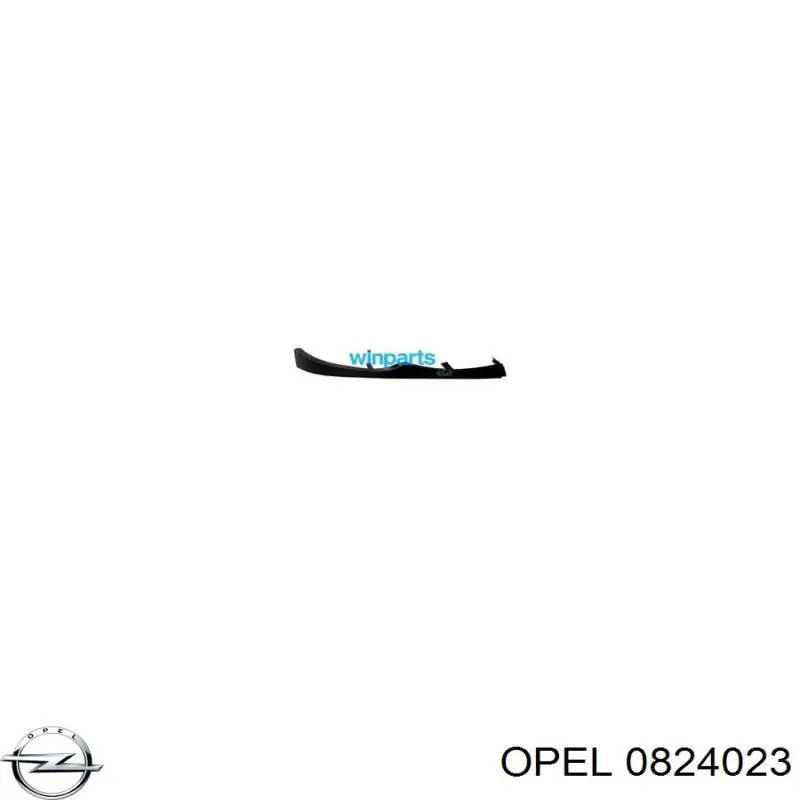 0824023 Opel tubo de combustível, inverso desde os injetores