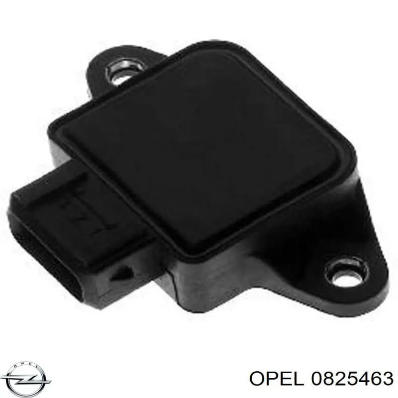 825463 Opel датчик положения дроссельной заслонки (потенциометр)