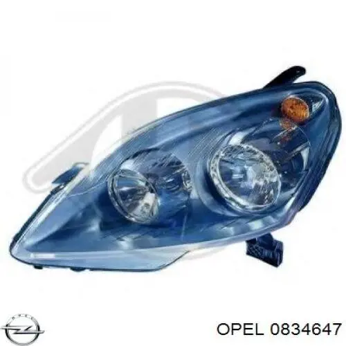 Купить 0834647 Opel Автомобильный фильтр воздуха