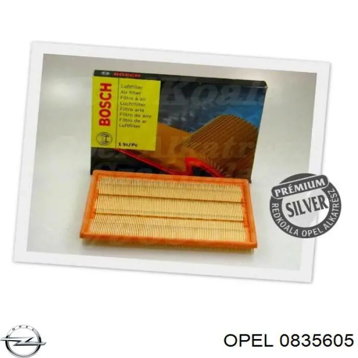 Элемент воздушного фильтра Opel 0835605 цена, от 4.21 USD