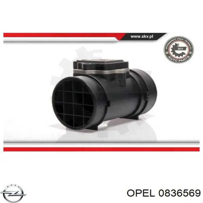 Датчик массового расхода воздуха Opel 0836569 цена, от 64.72 USD