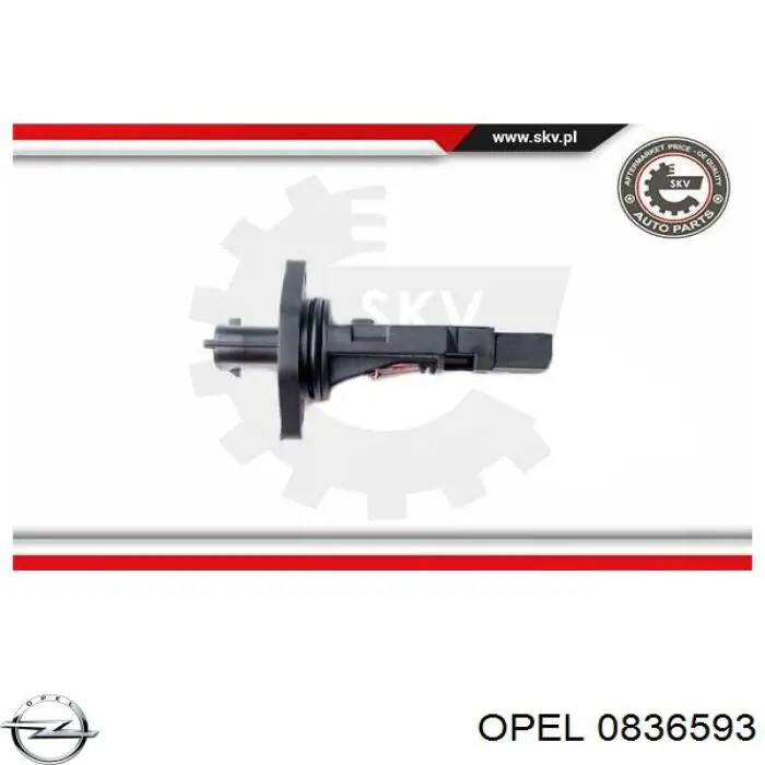 Датчик массового расхода воздуха Opel 0836593 цена, от 37.16 USD