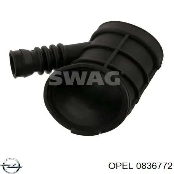0836772 Opel Патрубок воздушный, выход воздушного фильтра