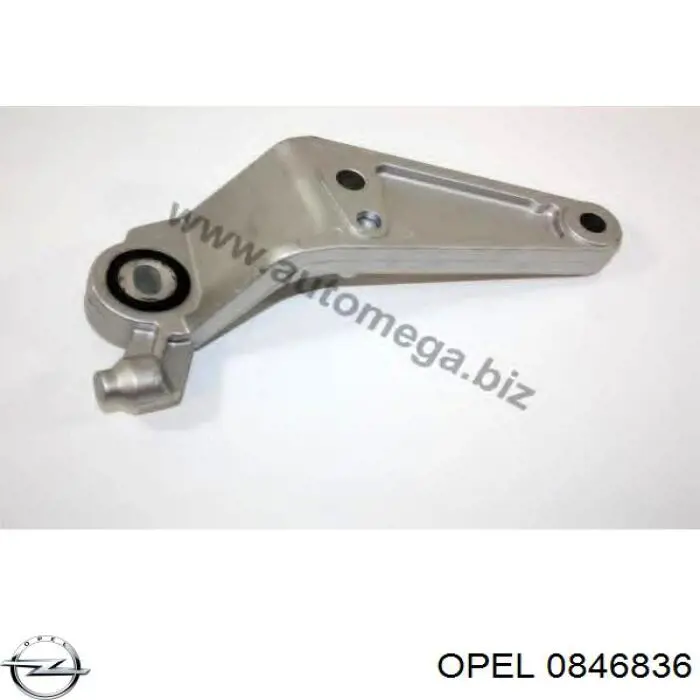 Купить 0846836 Opel Кронштейн подушки (опоры) двигателя задней