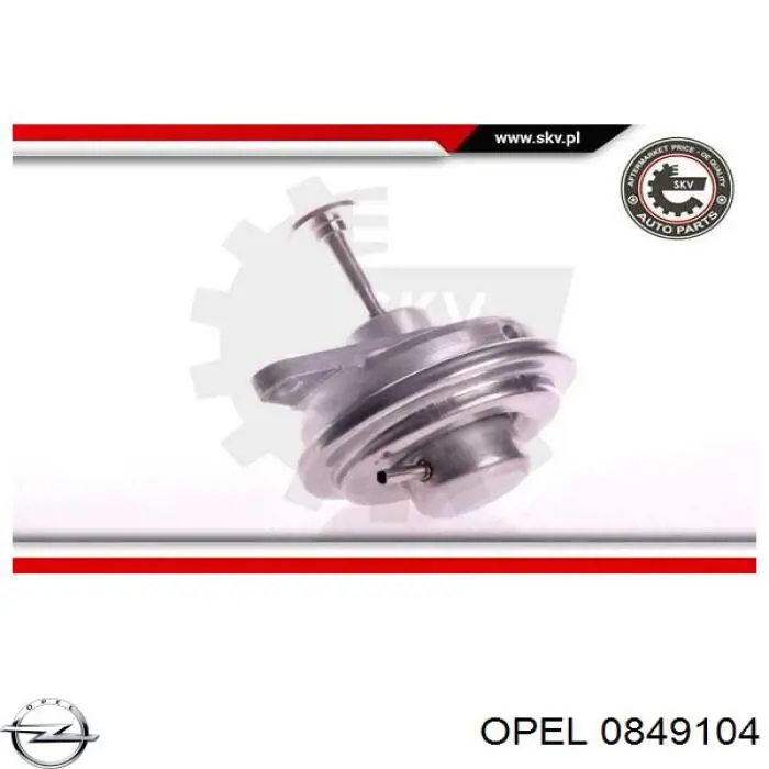 Клапан ЕГР 0849104 Opel