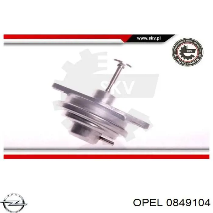 Купить 0849104 Opel Клапан EGR системы рециркуляции отработавших газов