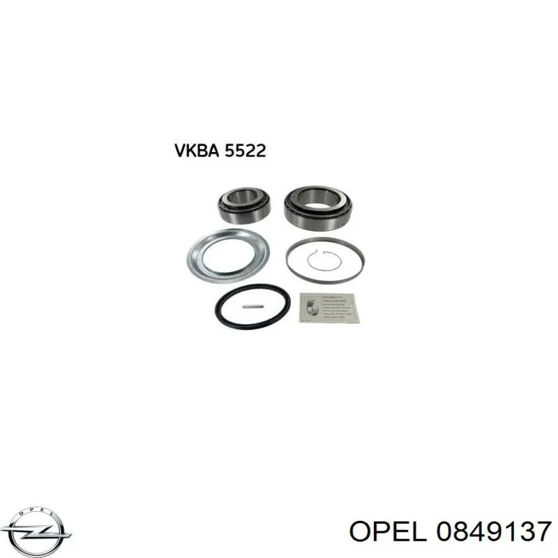0849137 Opel tubo coletor de escape