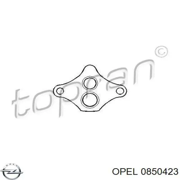 0850423 Opel прокладка egr-клапана рециркуляции