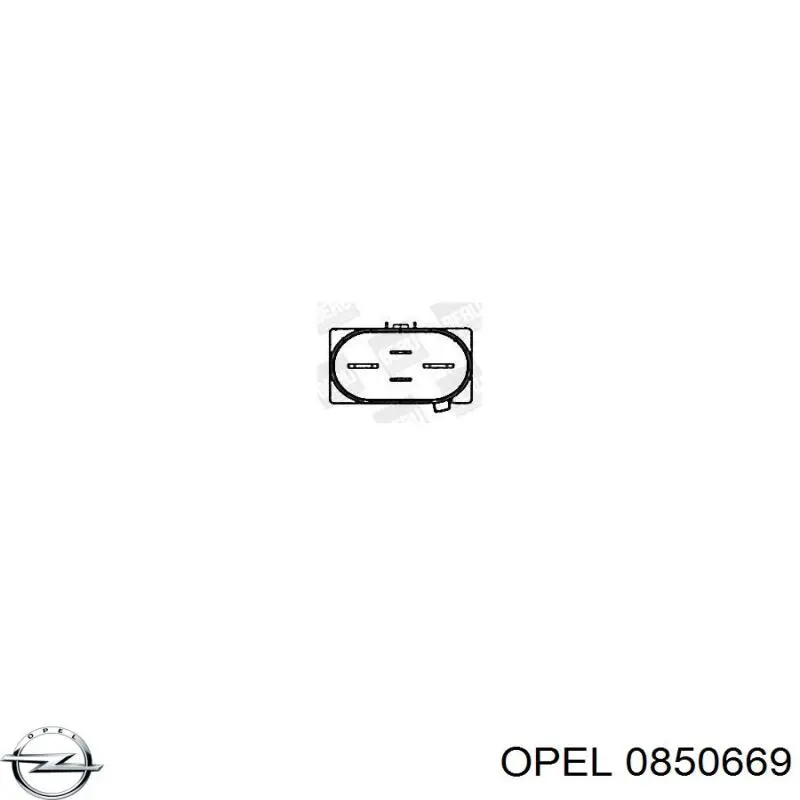 08 50 669 Opel прокладка впускного коллектора