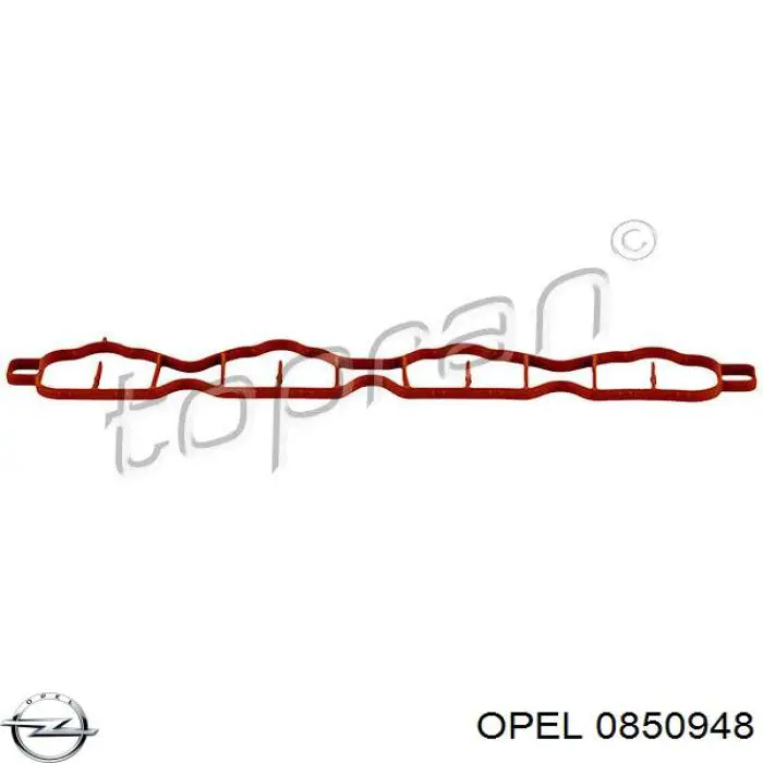 0850948 Opel прокладка впускного коллектора