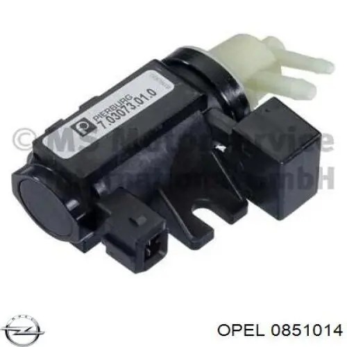 0851014 Opel перепускной клапан (байпас наддувочного воздуха)