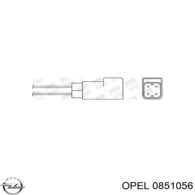 0851056 Opel Прокладка коллектора выпуск