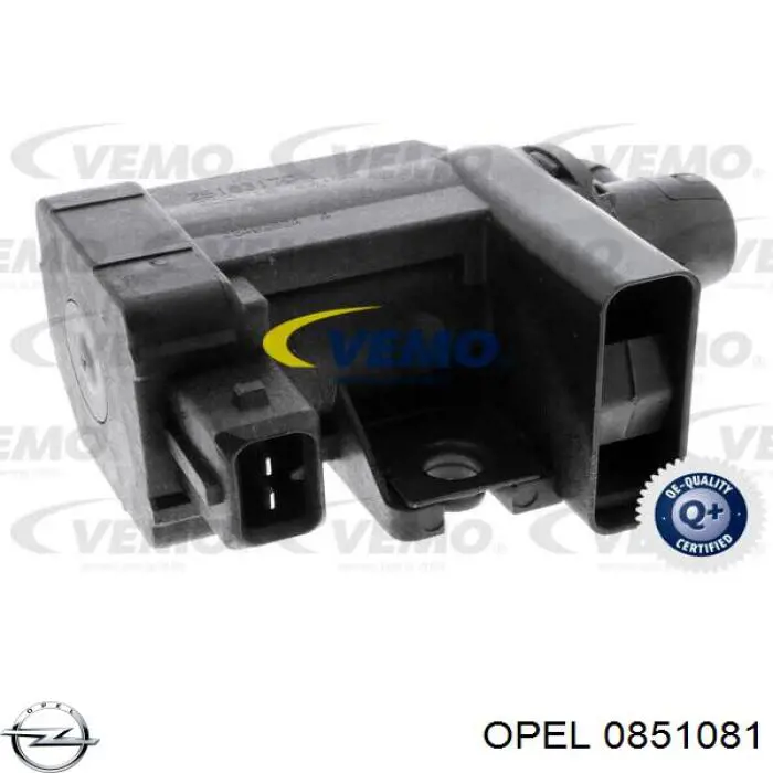 0851081 Opel клапан преобразователь давления наддува (соленоид)