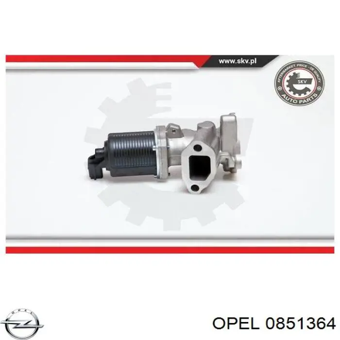 0851364 Opel клапан егр
