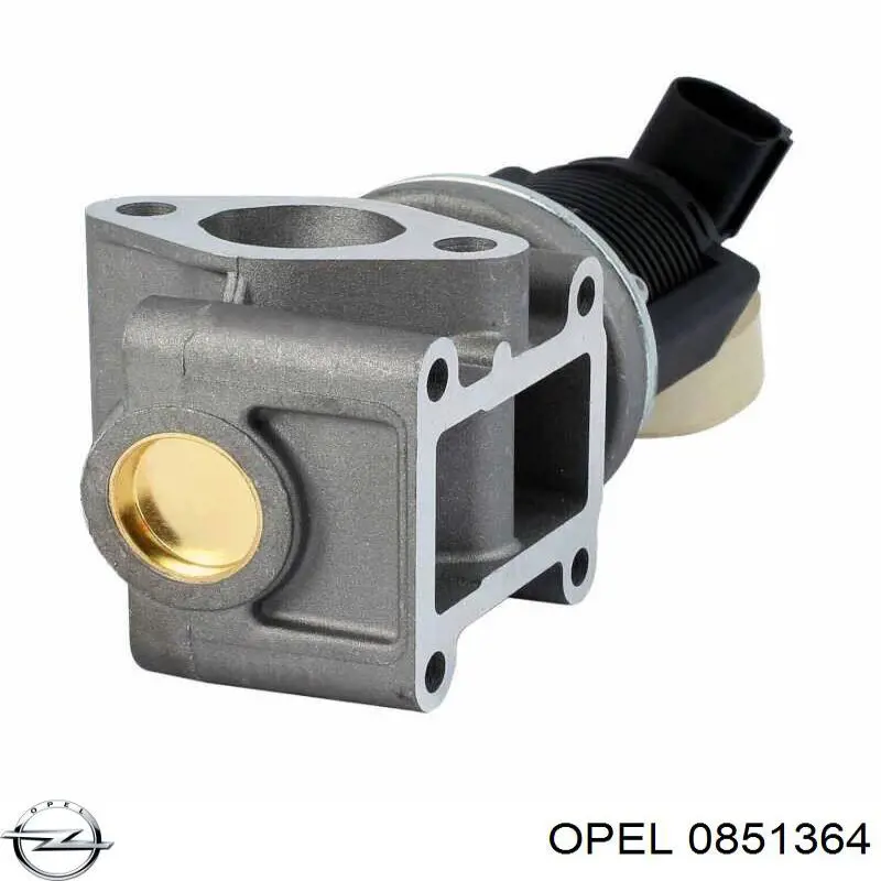 Клапан EGR, рециркуляции газов Opel 0851364
