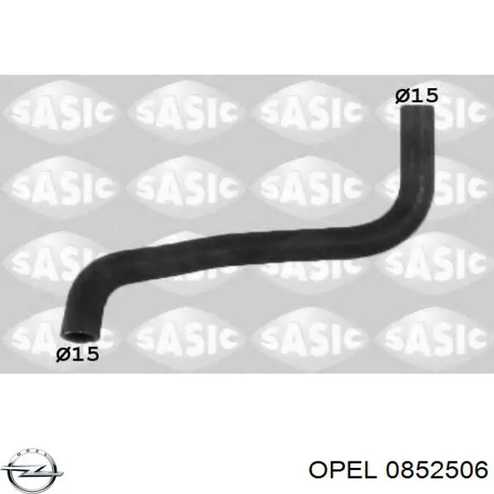 08 52 506 Opel подушка крепления глушителя