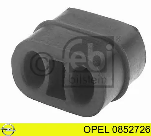 0852726 Opel подушка крепления глушителя