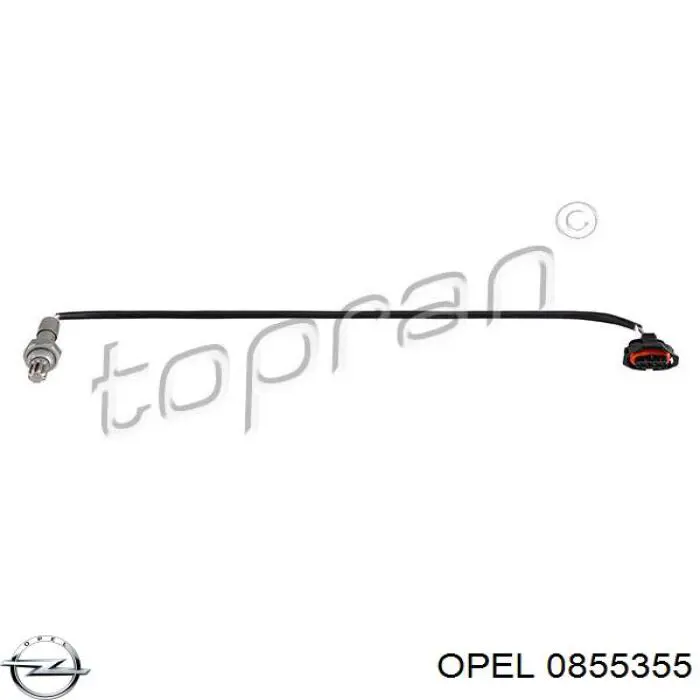 0855355 Opel лямбда-зонд, датчик кислорода до катализатора