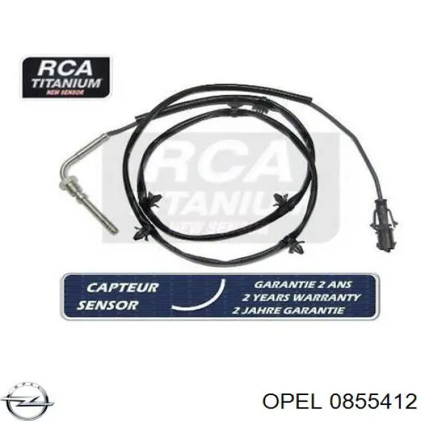 Датчик температуры выхлопных газов после сажевого фильтра Opel 0855412 цена, от 73.46 USD