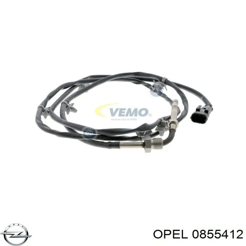 0855412 Opel датчик температуры отработавших газов (ог, после сажевого фильтра)