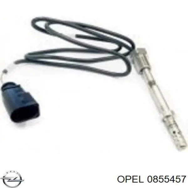 0855457 Opel sensor de temperatura dos gases de escape (ge, até o catalisador)