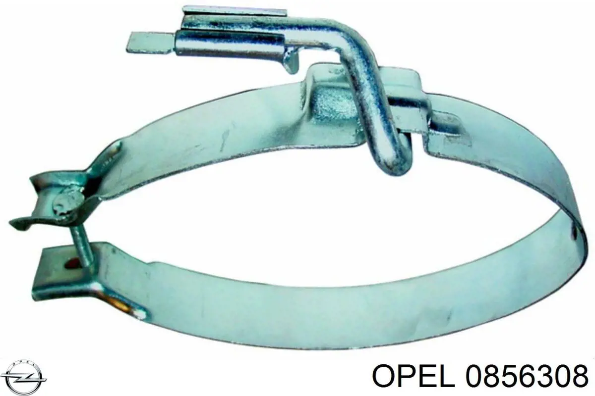 0856308 Opel хомут глушителя задний