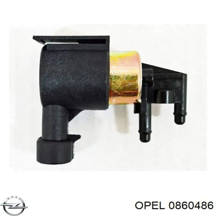0860486 Opel клапан преобразователь давления наддува (соленоид)