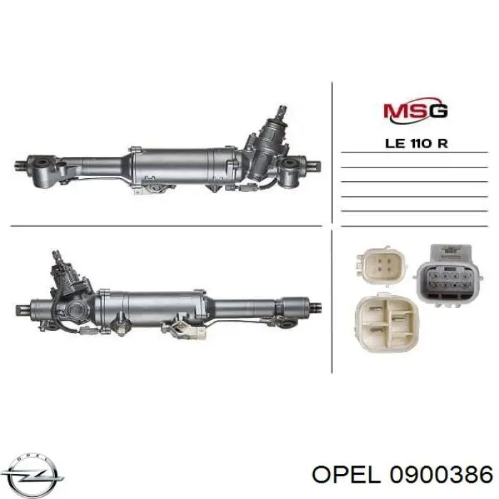 Реечный рулевой механизм Opel 0900386 цена, от 191.55 USD