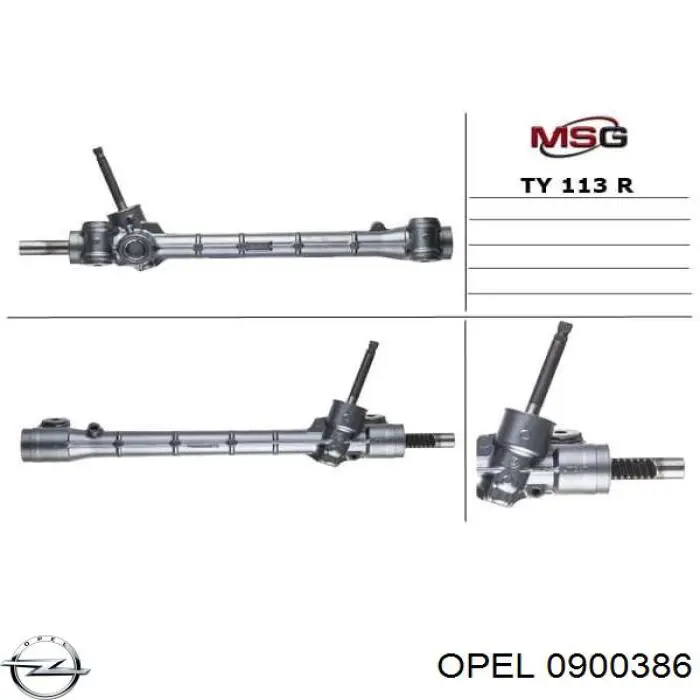 Купить 0900386 Opel Рулевая рейка