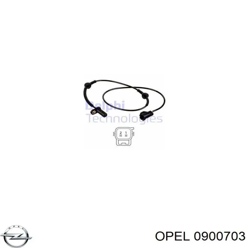 0900703 Opel рулевая рейка