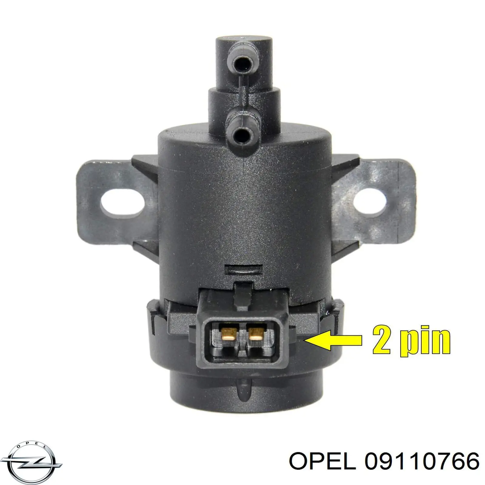 09110766 Opel клапан преобразователь давления наддува (соленоид)