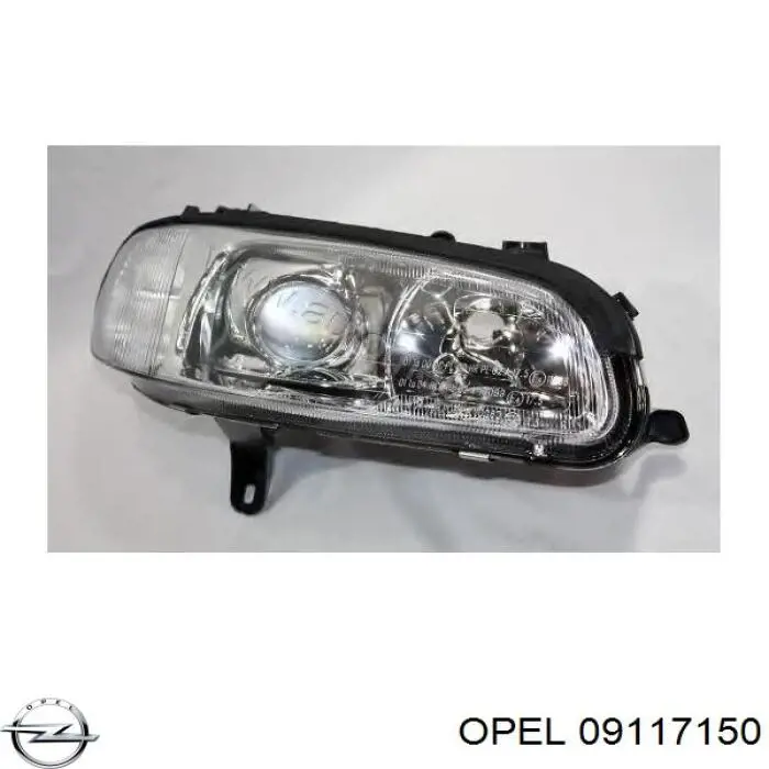 Фара правая 09117150 Opel