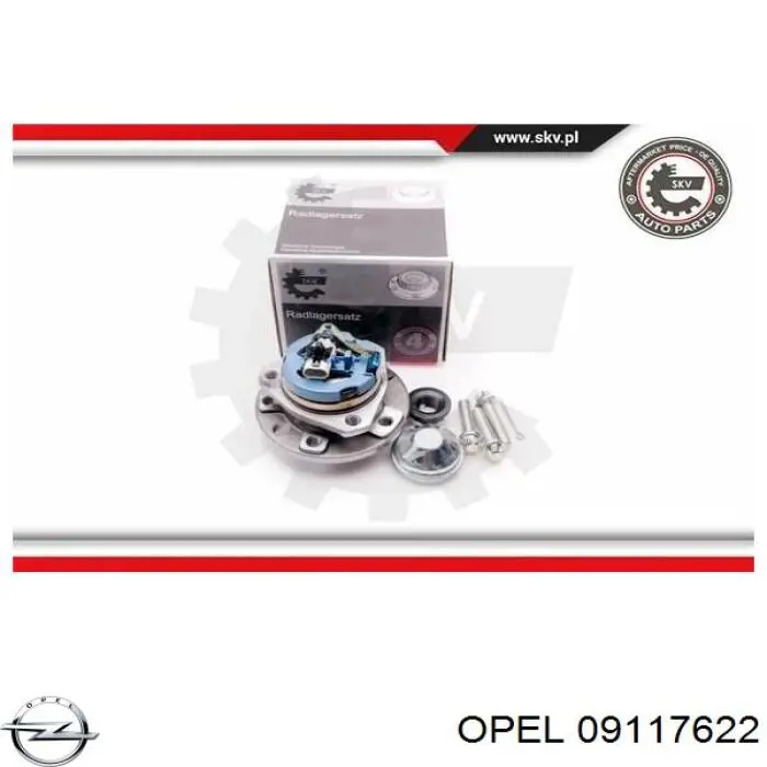 Купить 09117622 Opel Ступица переднего колеса