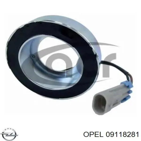 Магнитная катушка компрессора кондиционера Opel 09118281 цена, от 18.99 USD