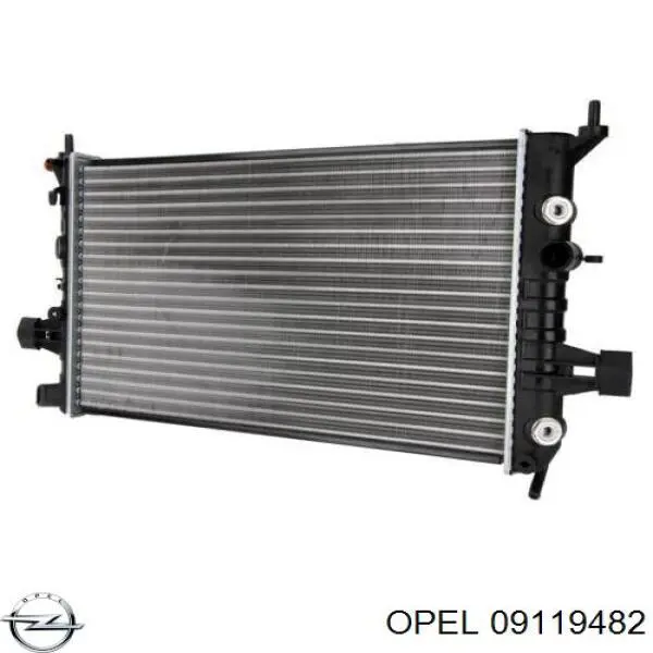 09119482 Opel радиатор