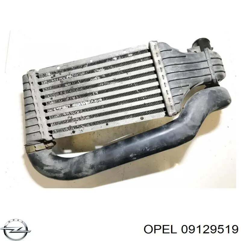 Радиатор интеркуллера Opel 09129519