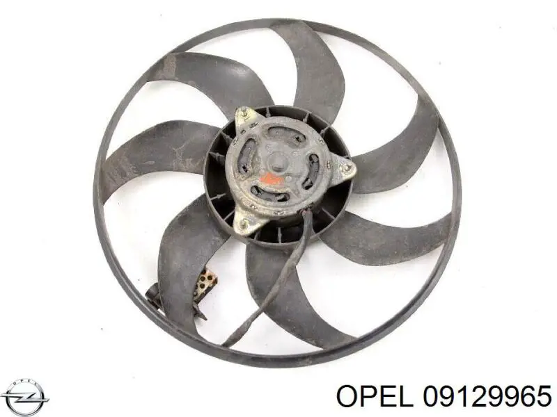 09129965 Opel электровентилятор охлаждения в сборе (мотор+крыльчатка)