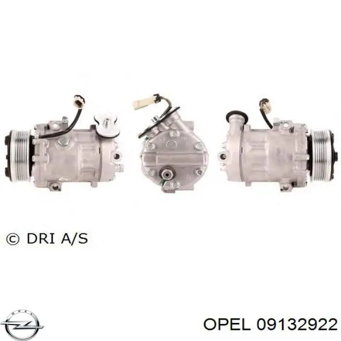 09132922 Opel компрессор кондиционера