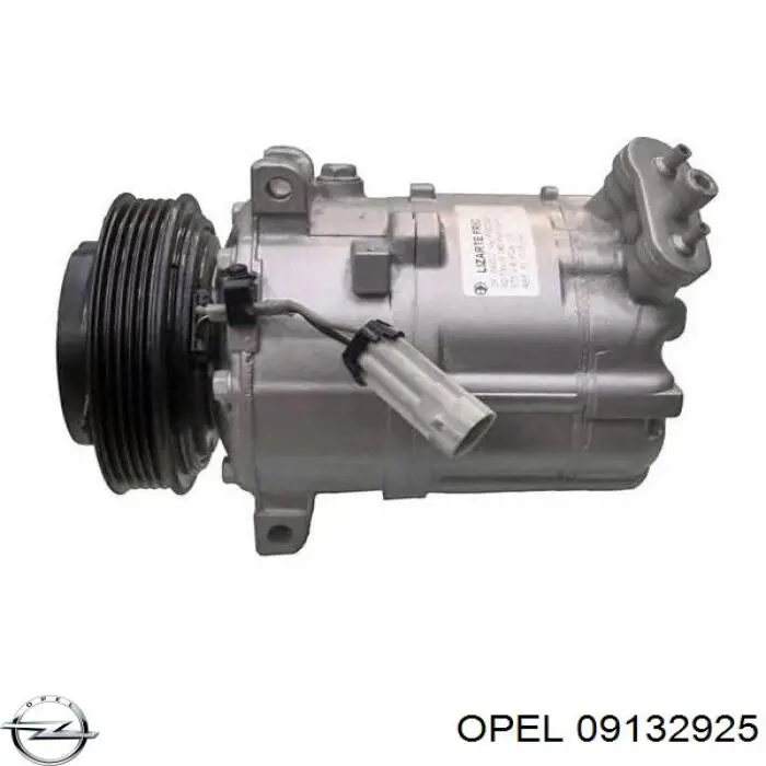 09132925 Opel compressor de aparelho de ar condicionado