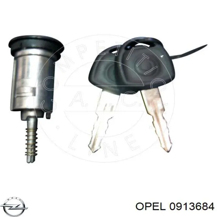 Личинка замка зажигания 0913684 Opel