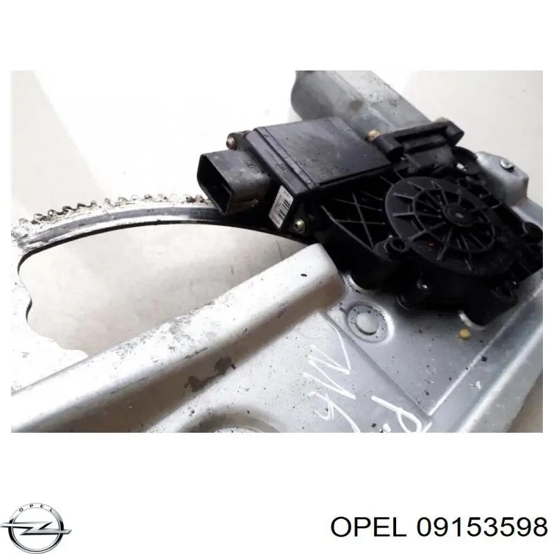 Купить 09153598 Opel Мотор стеклоподъемника двери передней правой