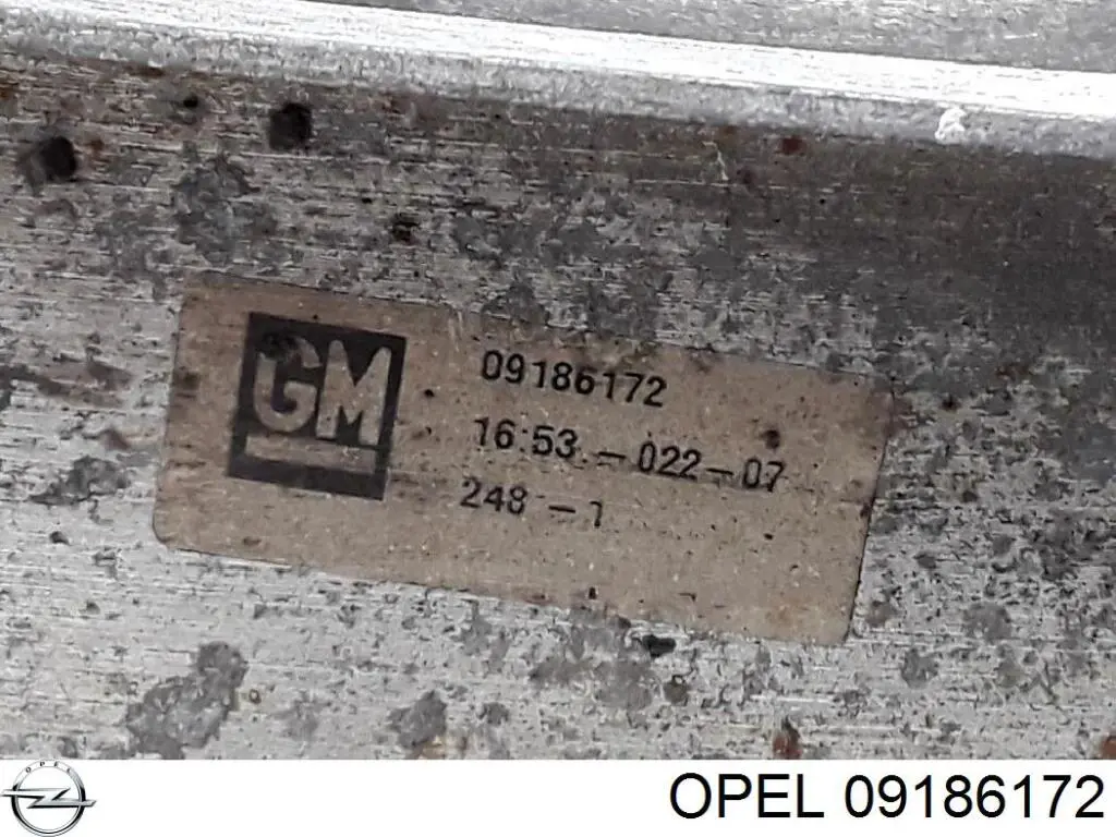 Усилитель бампера заднего General Motors 9186172