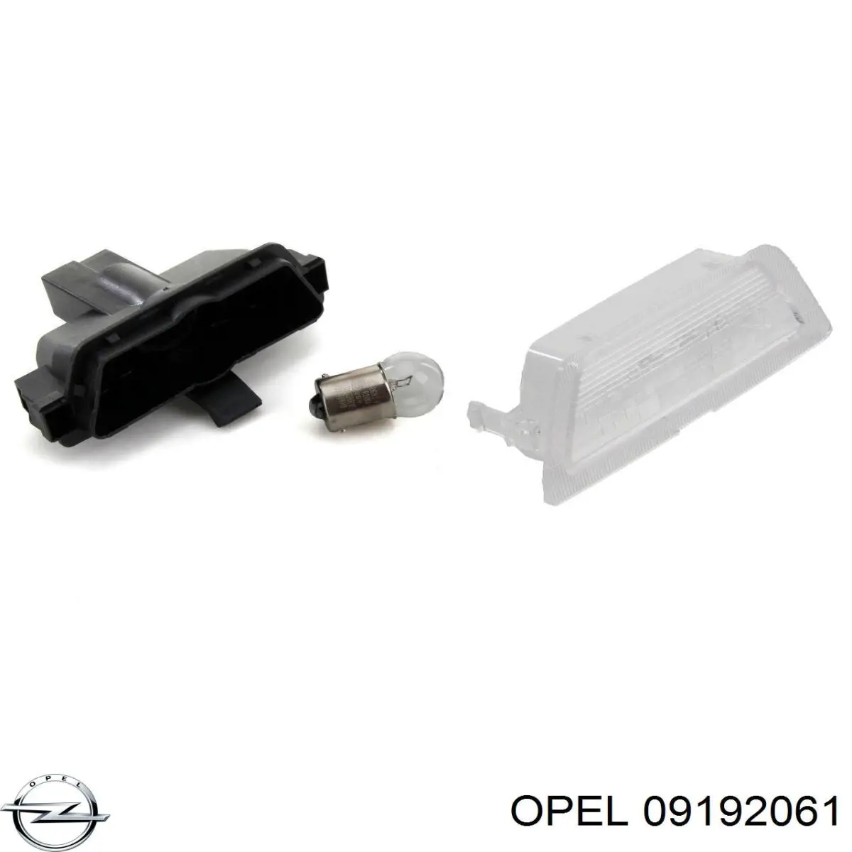 Фонарь подсветки заднего номера Opel 09192061 цена, от  USD