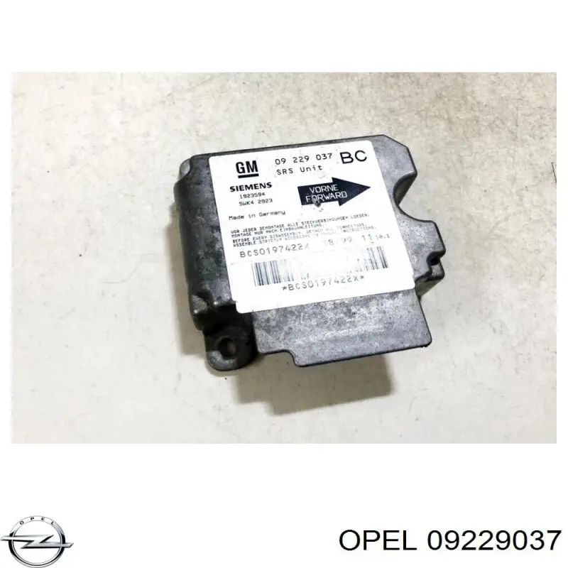Купить 09229037 Opel 