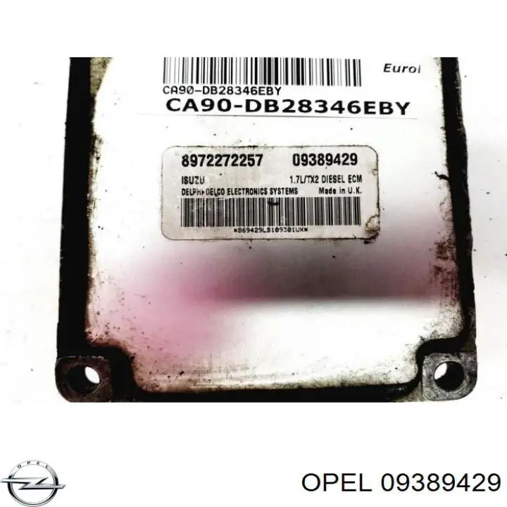 ЭБУ двигателем Opel 09389429 цена, от 50.73 USD
